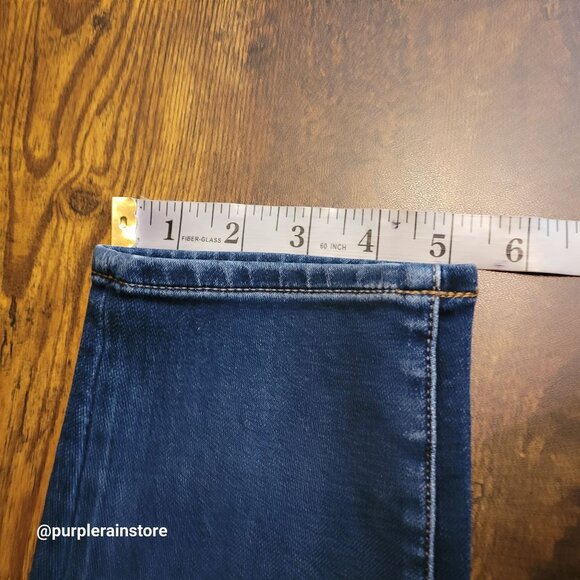 American Eagle Jeans Size 8 R Jegging Crop 360 Super Stretch Dark Wash Denim - Picture 11 of 12